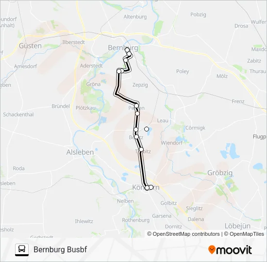 Автобус 125: карта маршрута