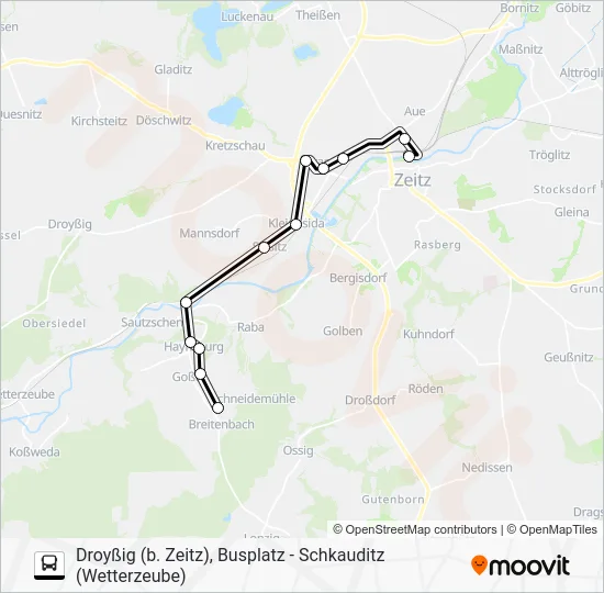 Автобус 823: карта маршрута