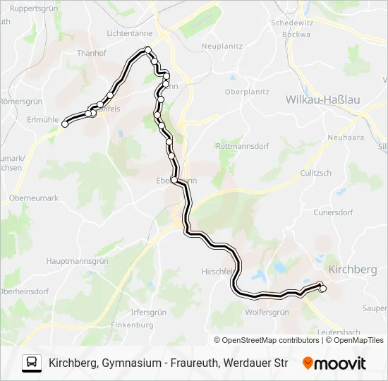 Автобус 810: карта маршрута