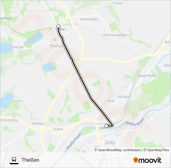 Автобус SEV: карта маршрута