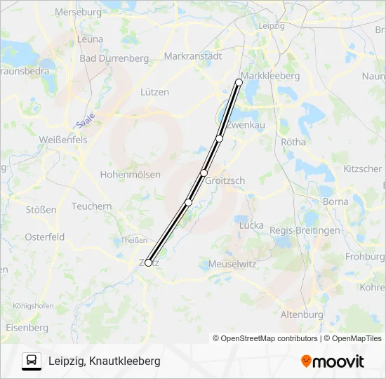 Автобус SEV: карта маршрута