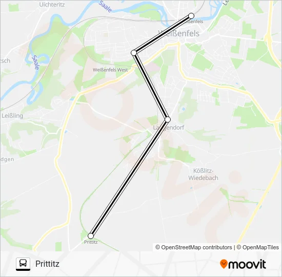 Автобус SEV: карта маршрута