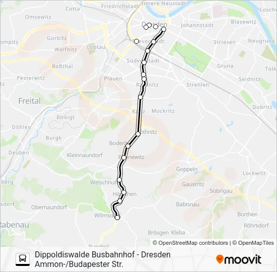 Автобус 360: карта маршрута