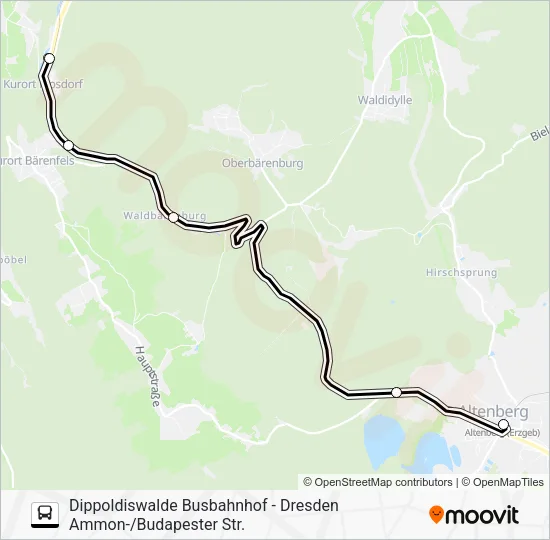 Автобус 360: карта маршрута