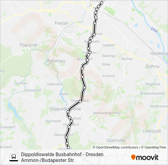 Автобус 360: карта маршрута