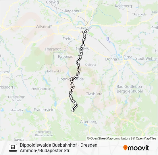 Автобус 360: карта маршрута