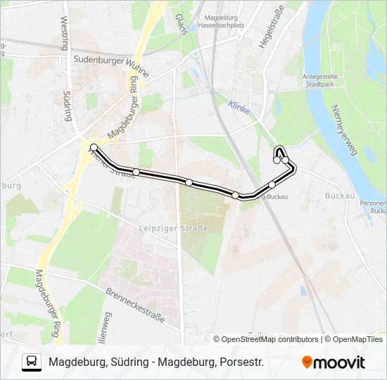 Автобус 45: карта маршрута