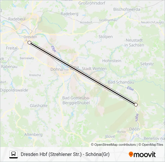 Автобус EBU: карта маршрута