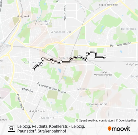 Автобус SEV7: карта маршрута