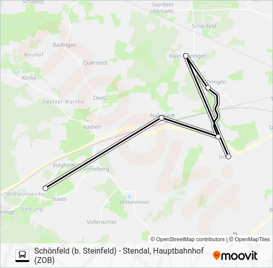 Автобус 941: карта маршрута