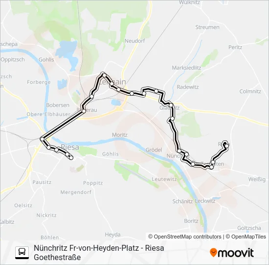 Автобус 441: карта маршрута