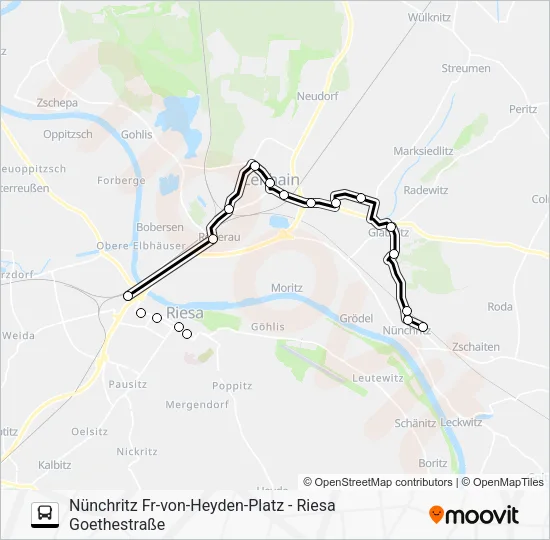 Автобус 441: карта маршрута