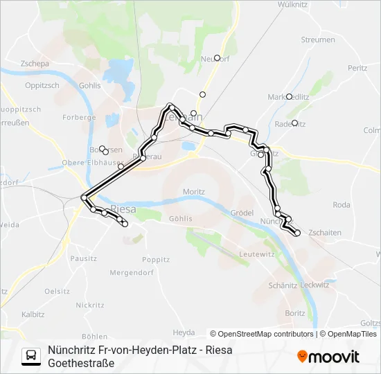 Автобус 441: карта маршрута