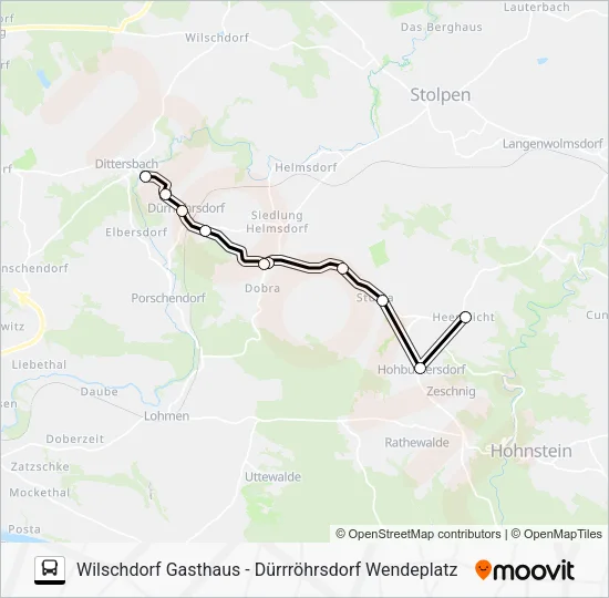Автобус 233: карта маршрута