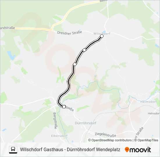 Автобус 233: карта маршрута