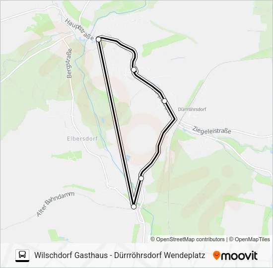 Автобус 233: карта маршрута
