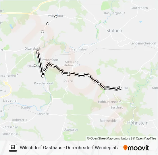 Автобус 233: карта маршрута