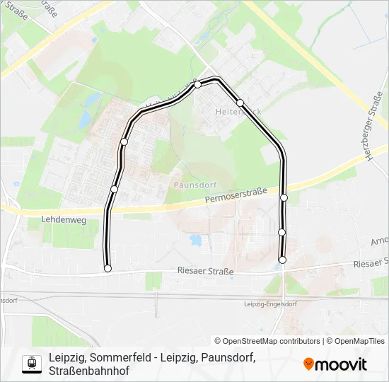 Трамвай 37: карта маршрута