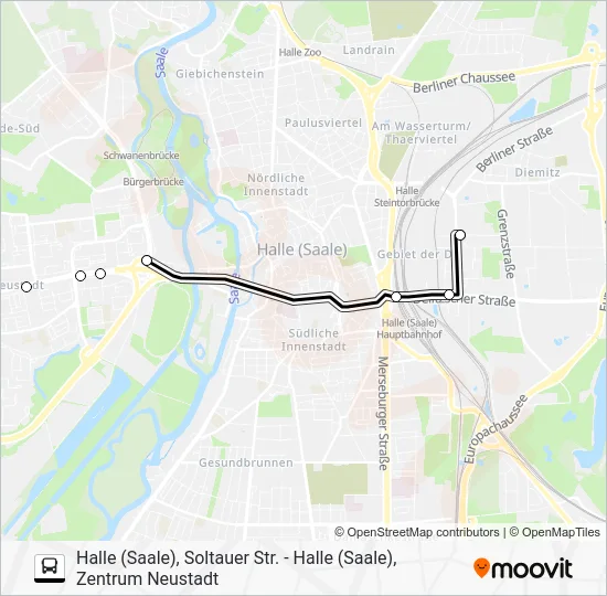 Автобус 2: карта маршрута