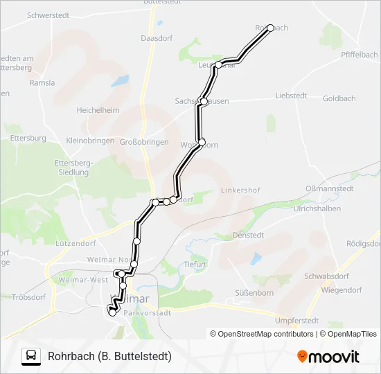Автобус 224: карта маршрута
