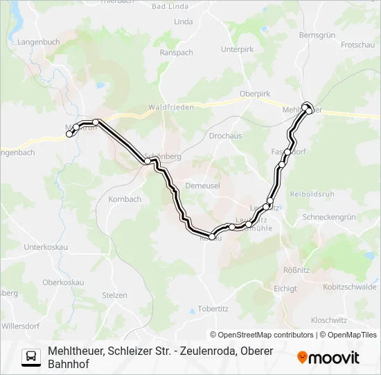 Автобус 41: карта маршрута