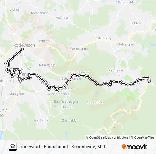 Автобус 61: карта маршрута