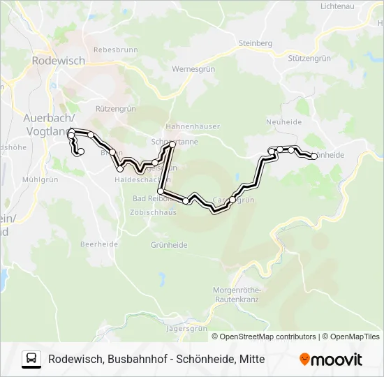 Автобус 61: карта маршрута