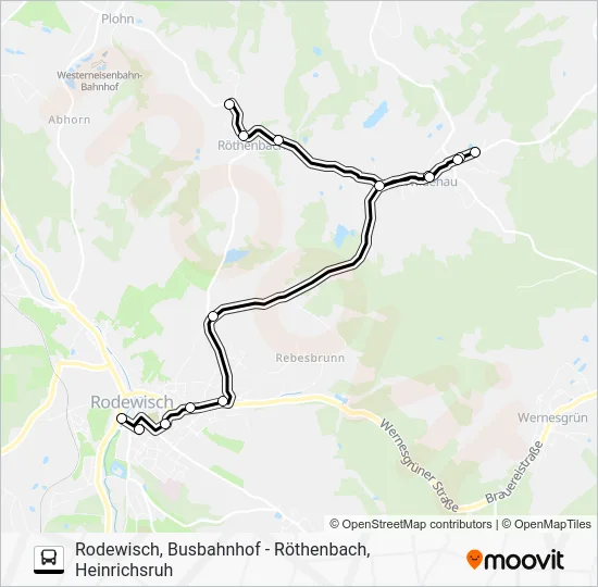 Автобус 65: карта маршрута