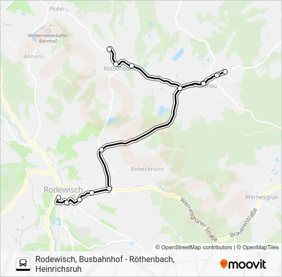 Автобус 65: карта маршрута