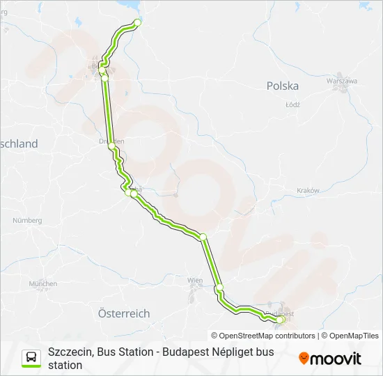 Автобус N360A: карта маршрута