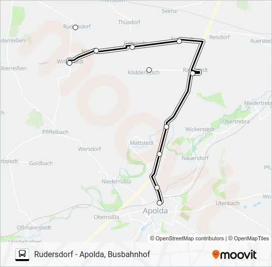 Автобус 287: карта маршрута