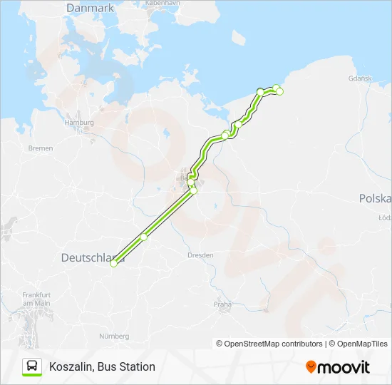 Автобус 1389A: карта маршрута