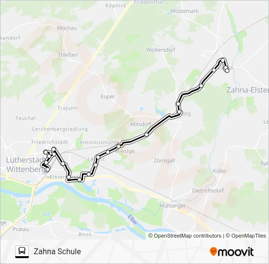 Автобус 357: карта маршрута