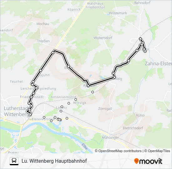 Автобус 357: карта маршрута