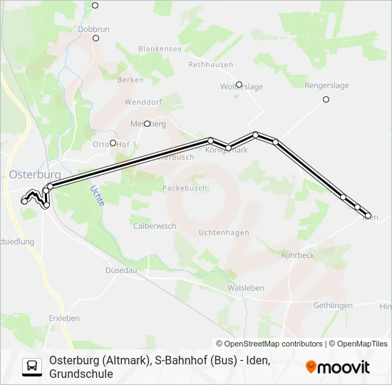 Автобус 964: карта маршрута