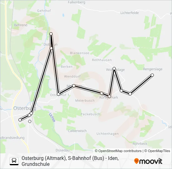 Автобус 964: карта маршрута