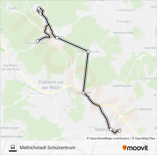 Автобус 824: карта маршрута