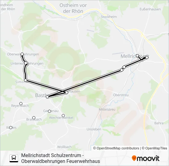 Автобус 825: карта маршрута