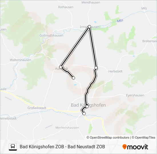 Автобус 831: карта маршрута