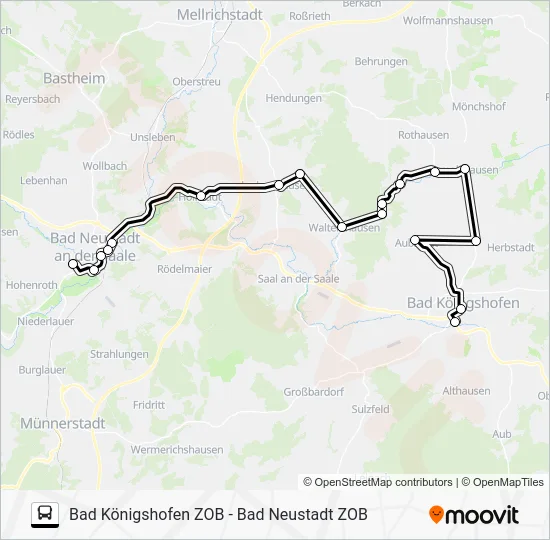 Автобус 831: карта маршрута