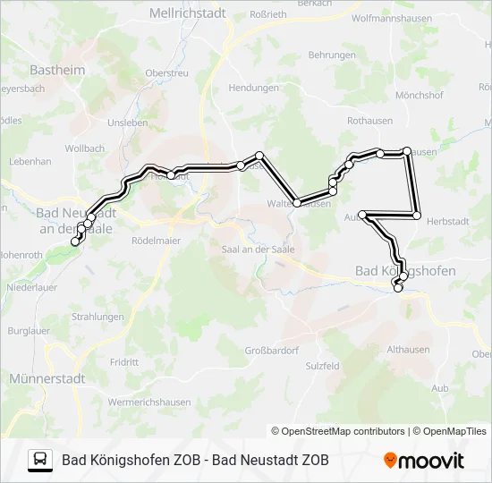 Автобус 831: карта маршрута