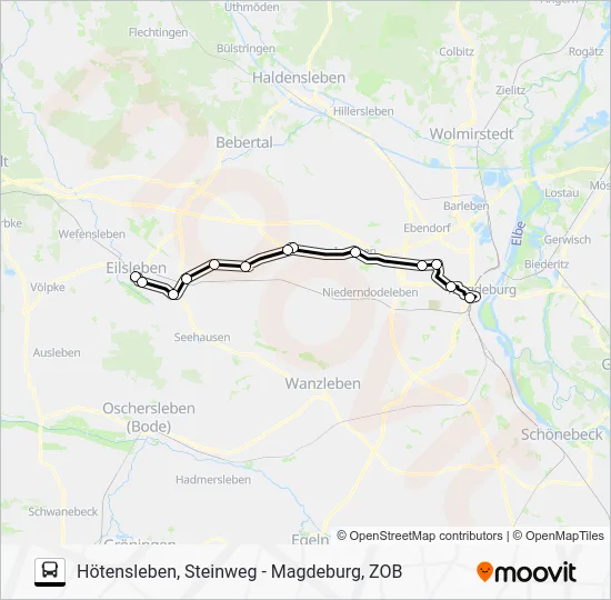 Автобус 652: карта маршрута