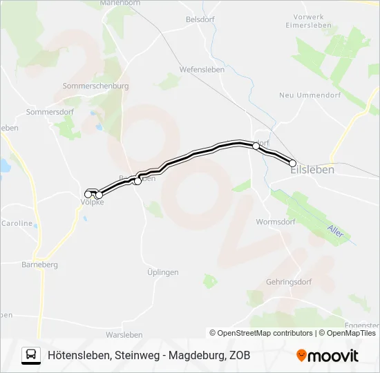 Автобус 652: карта маршрута