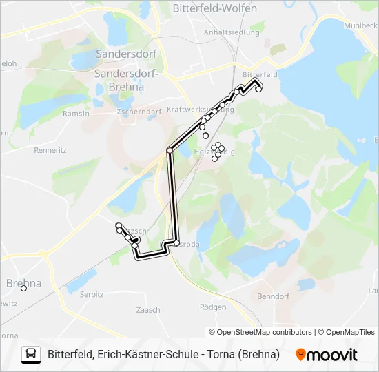 Автобус 432: карта маршрута