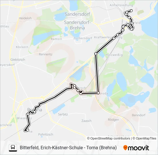 Автобус 432: карта маршрута