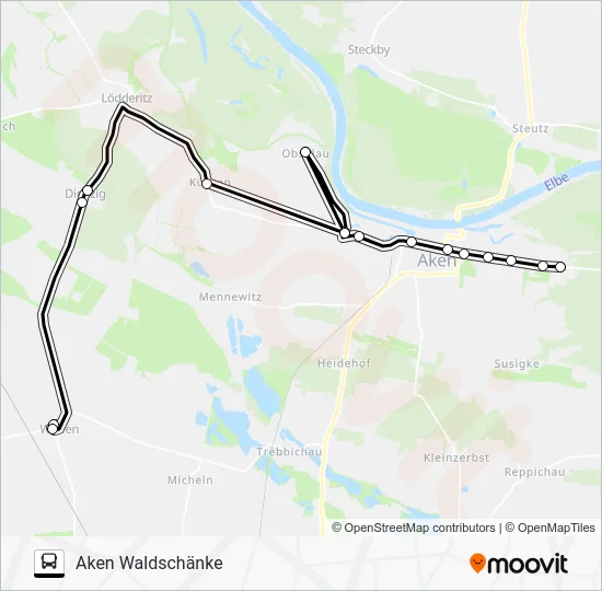 Автобус 472: карта маршрута