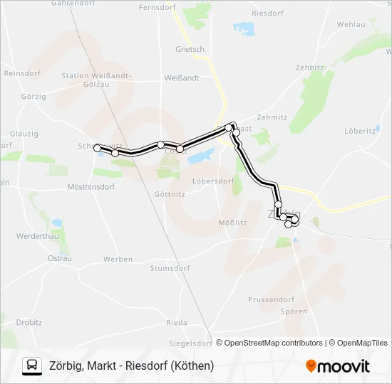 Автобус 491: карта маршрута