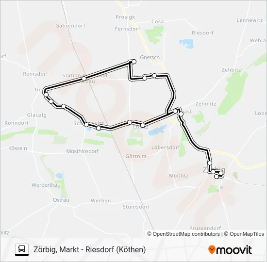 Автобус 491: карта маршрута