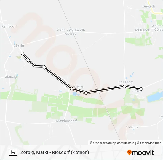 Автобус 491: карта маршрута