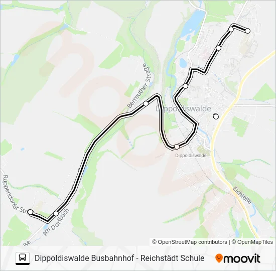 Автобус 362: карта маршрута